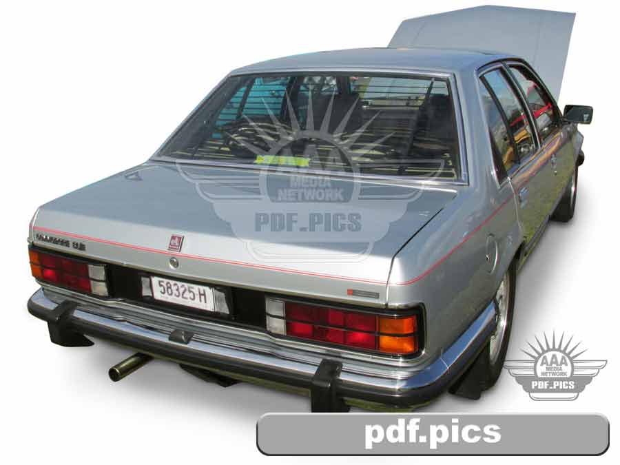VC Commodore Sedan Rear Drivers Side View