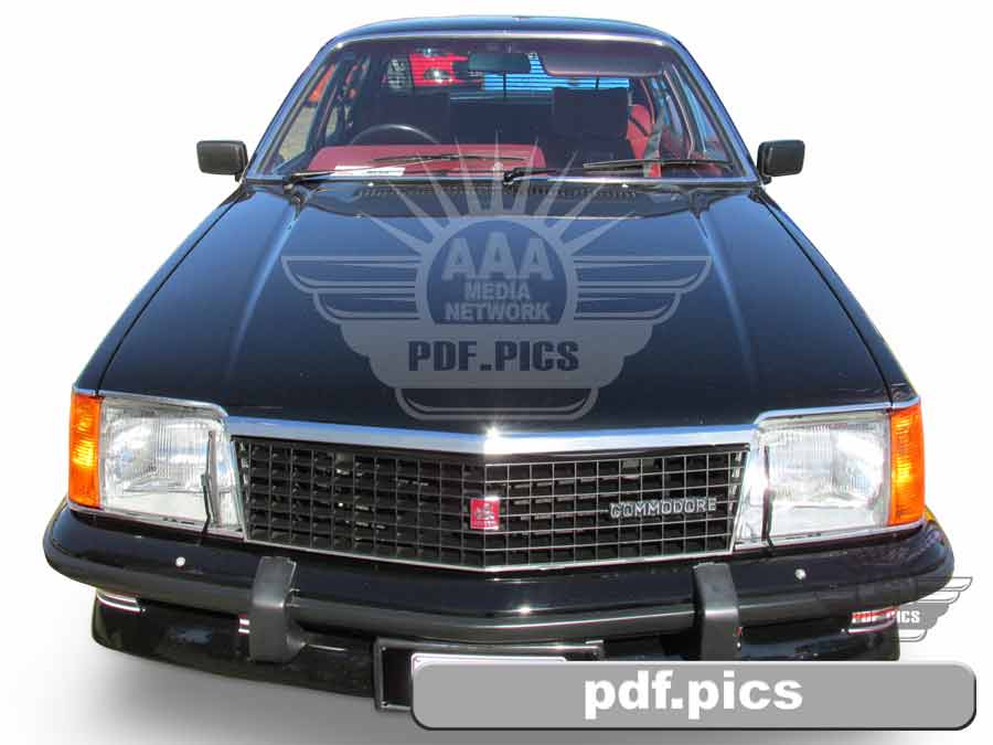 VC Commodore Sedan Front View