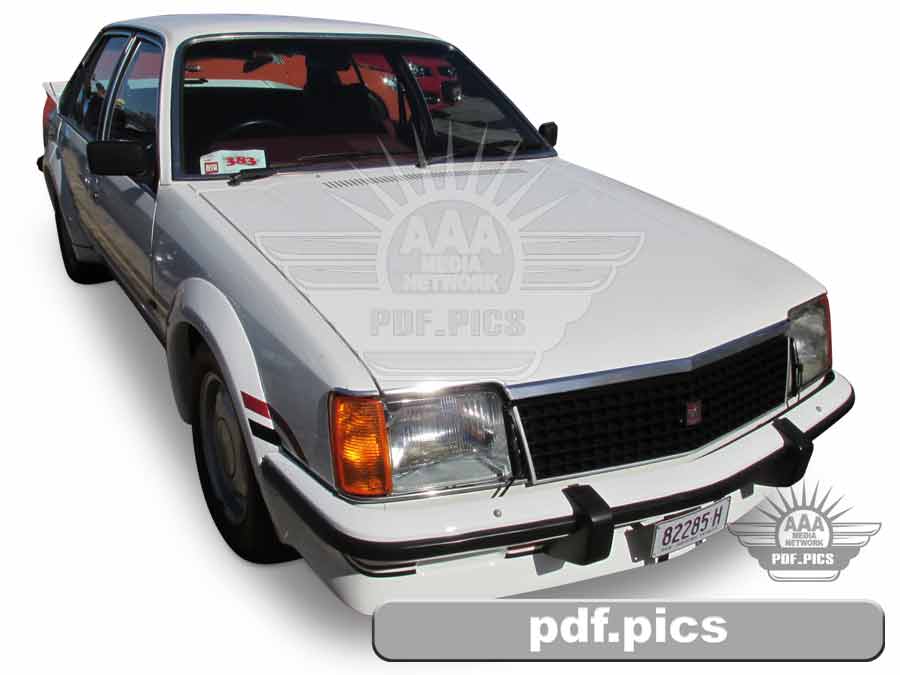 VC Commodore Sedan Front Drivers Side View