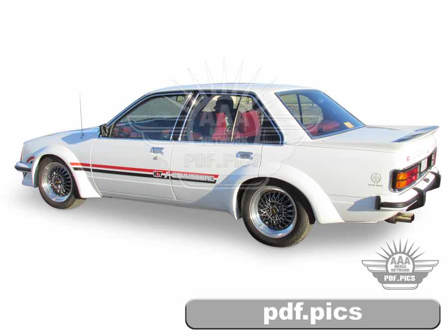 VC Commodore Sedan Rear Passenger Side View