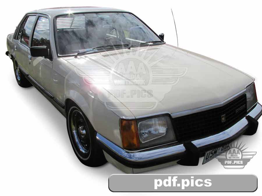 VC Commodore Sedan Front Drivers Side View