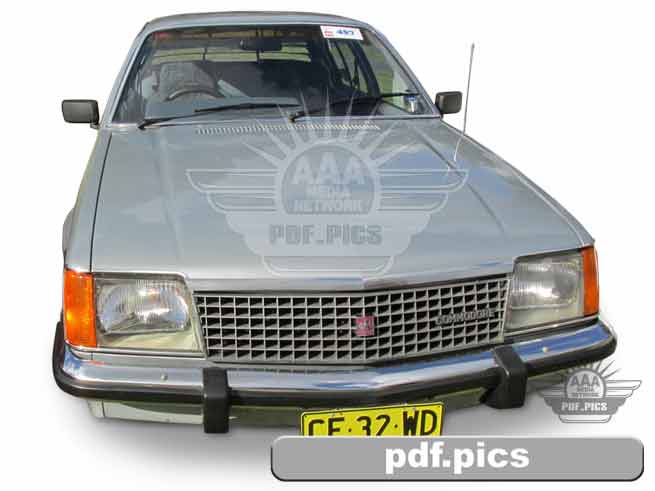 VC Commodore Sedan Front View
