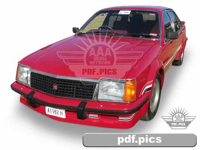 VC Commodore Sedan Front Passenger Side View