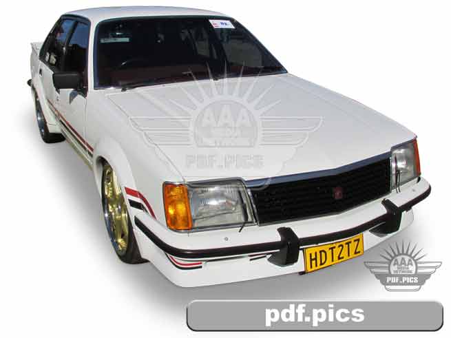 VC Commodore Sedan Front Drivers Side View