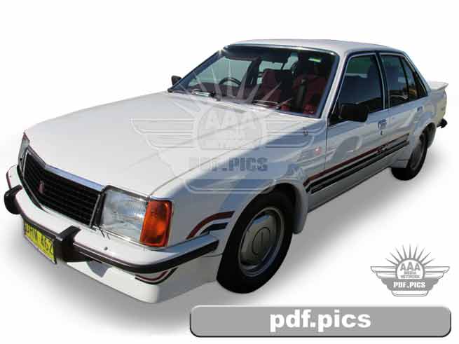 VC Commodore Sedan Front Passenger Side View