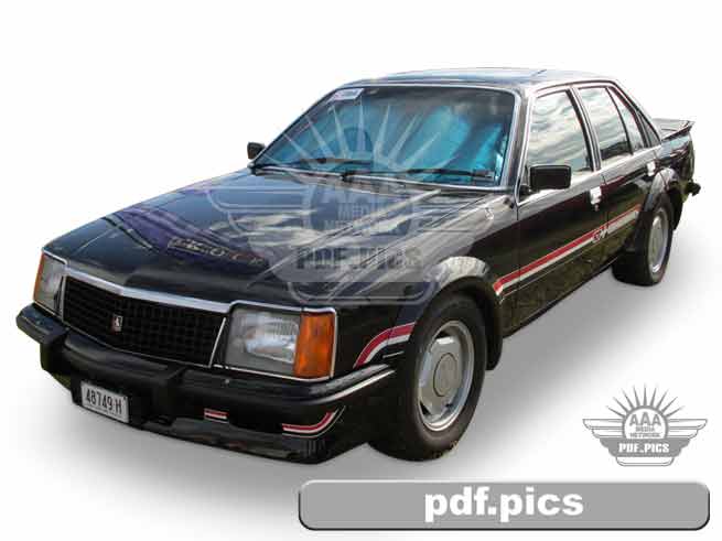 VC Commodore Sedan Front Passenger Side View