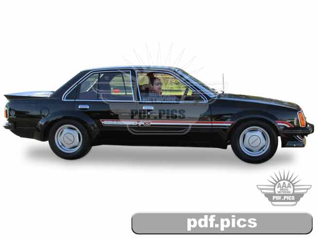 VC Commodore Sedan Rear Drivers Side View