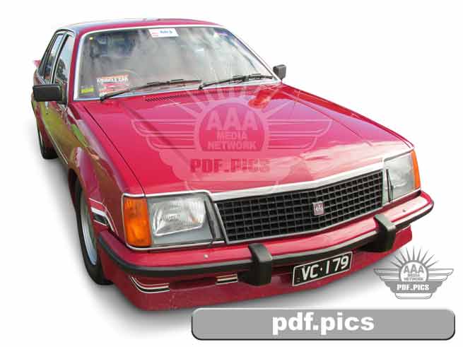 VC Commodore Sedan Front Drivers Side View