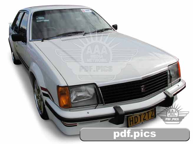VC Commodore Sedan Front Drivers Side View