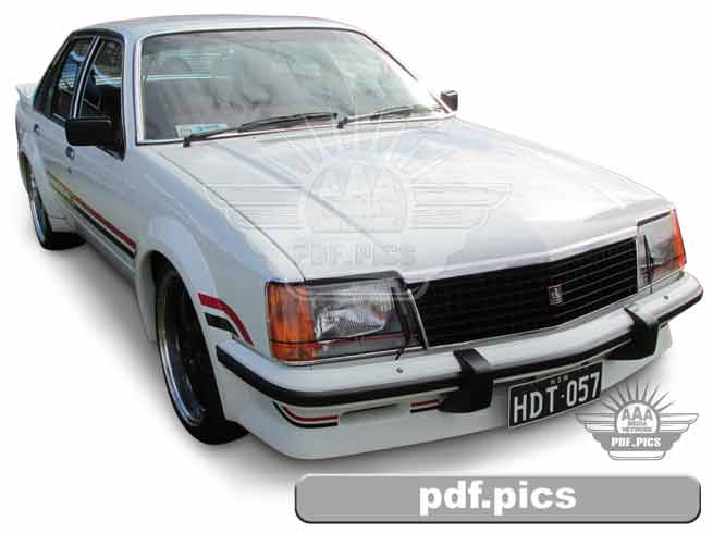 VC Commodore Sedan Front Drivers Side View