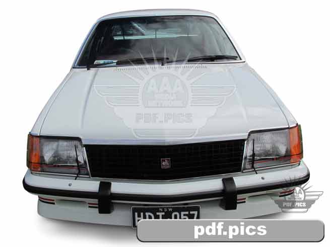 VC Commodore Sedan Front View