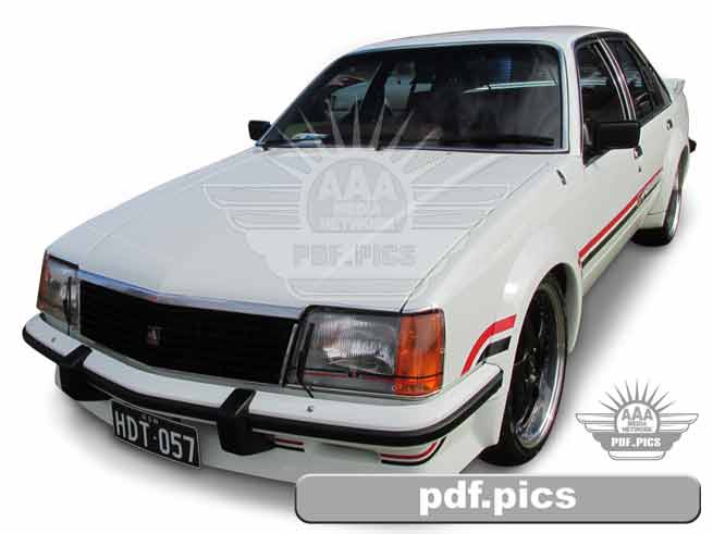 VC Commodore Sedan Front Passenger Side View
