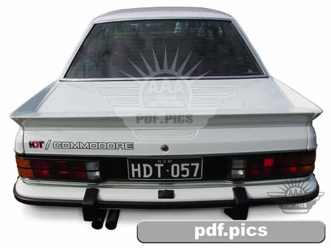 VC Commodore Sedan Rear View