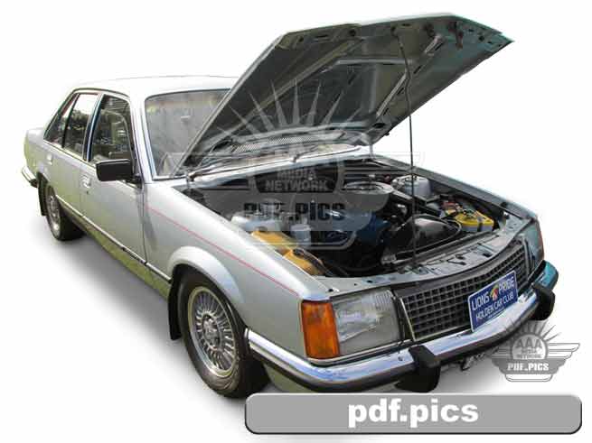 VC Commodore Sedan Front Drivers Side View