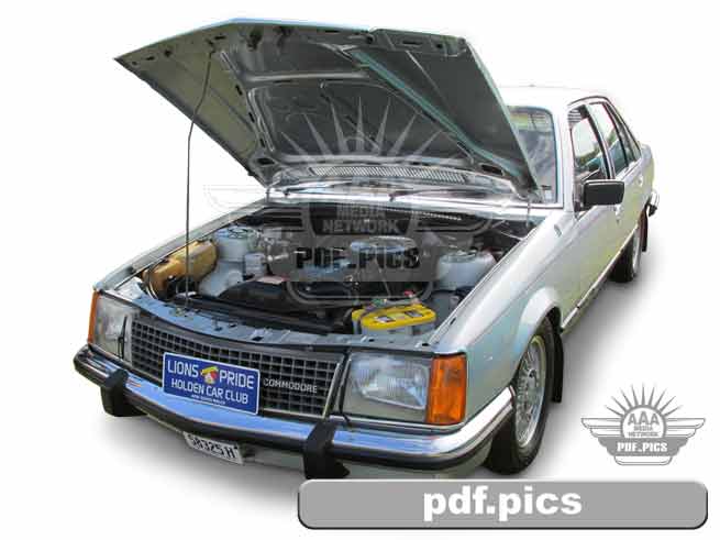 VC Commodore Sedan Front Passenger Side View