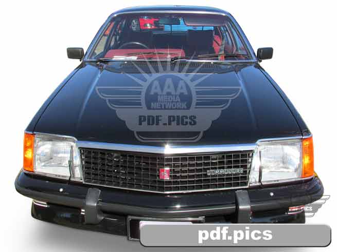 VC Commodore Sedan Front View