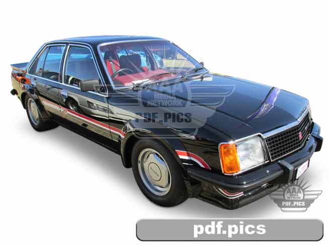VC Commodore Sedan Front Drivers Side View