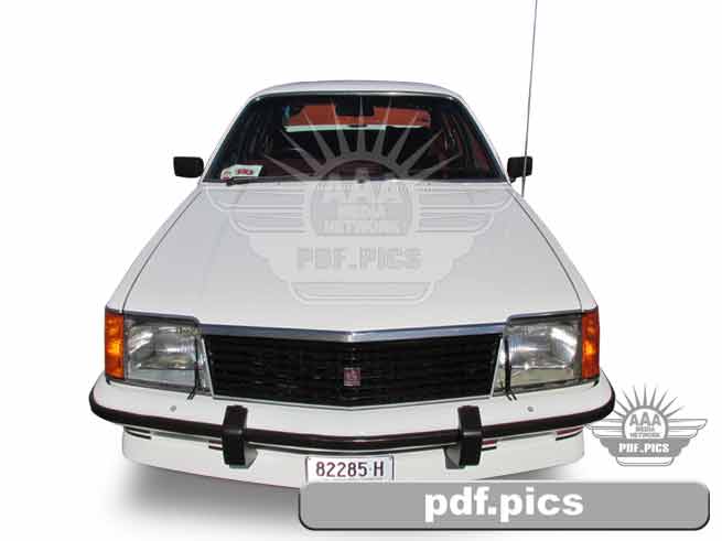 VC Commodore Sedan Front View