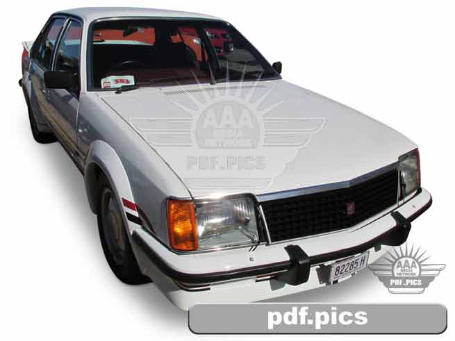 VC Commodore Sedan Front Drivers Side View
