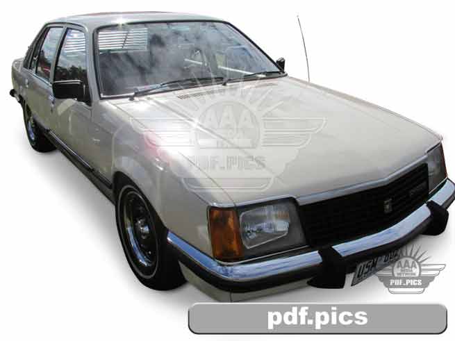 VC Commodore Sedan Front Drivers Side View