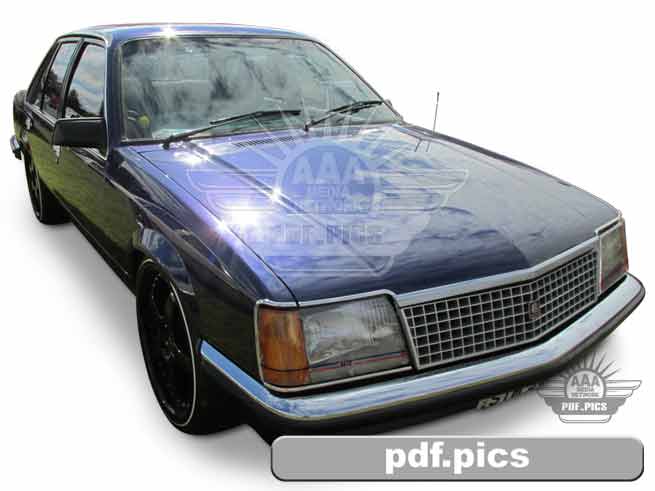 VC Commodore Sedan Front Drivers Side View