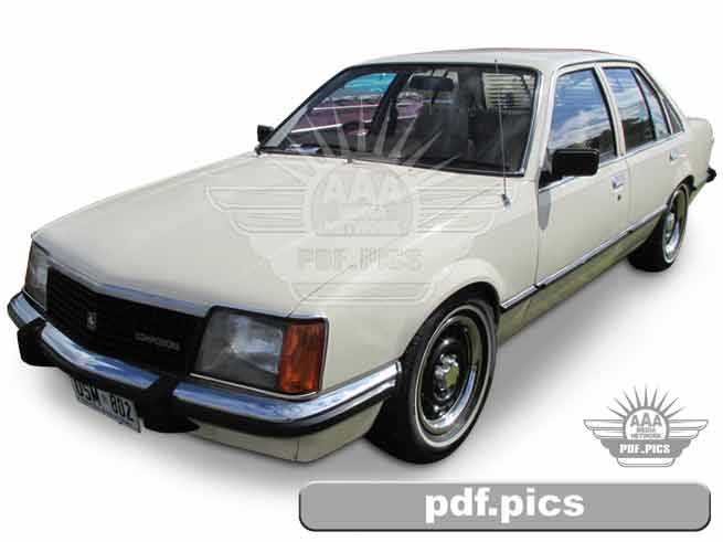 VC Commodore Sedan Front Passenger Side View