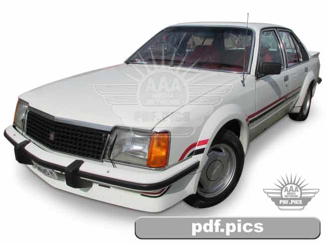 VC Commodore Sedan Front Passenger Side View