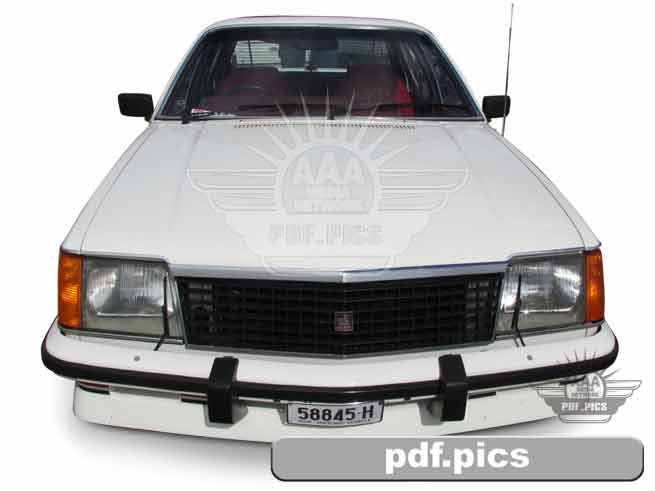 VC Commodore Sedan Front View