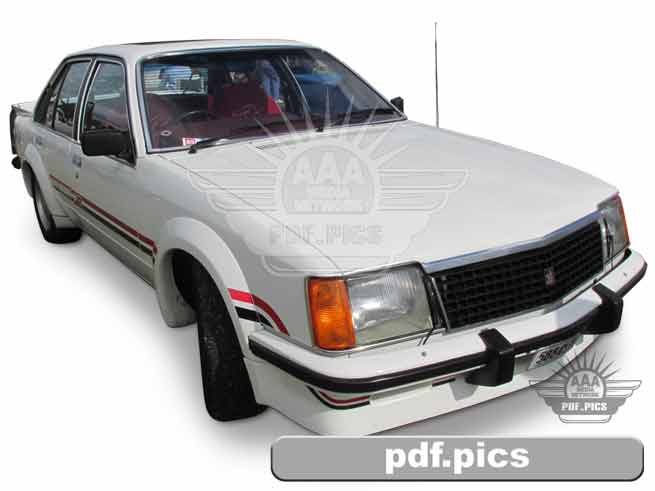 VC Commodore Sedan Front Drivers Side View