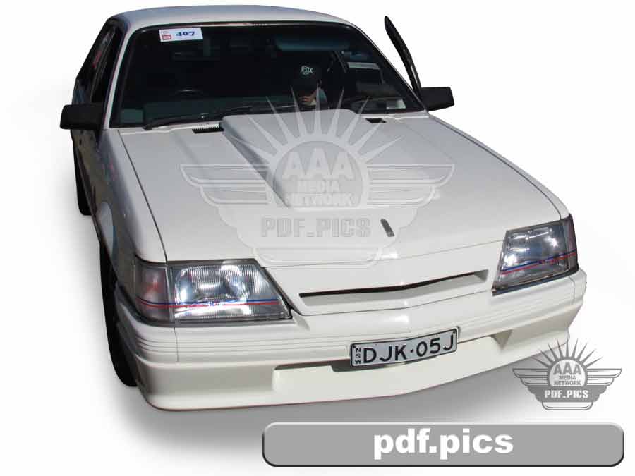 VK Commodore Sedan Front View