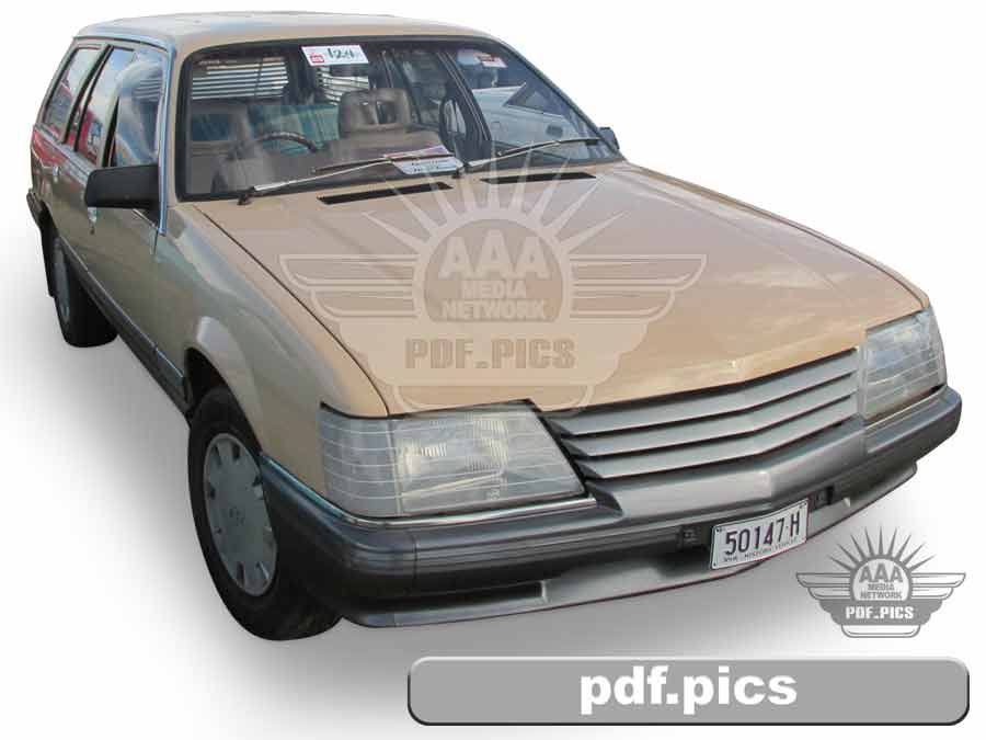 VK Commodore Station Wagon Front Drivers Side View