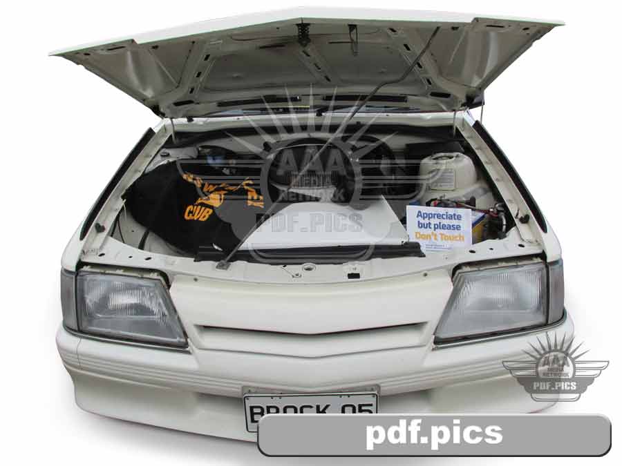 VK Commodore Sedan Front View