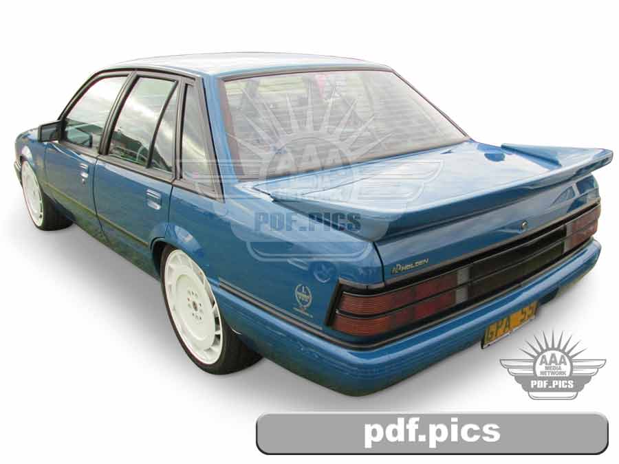 VK Commodore Sedan Rear Passenger Side View