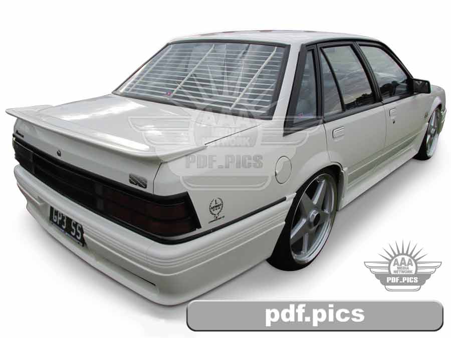 VK Commodore Sedan Rear Drivers Side View