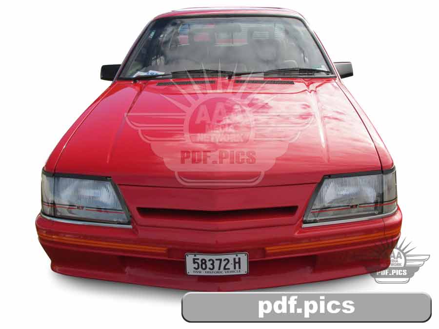 VK Commodore Sedan Front View