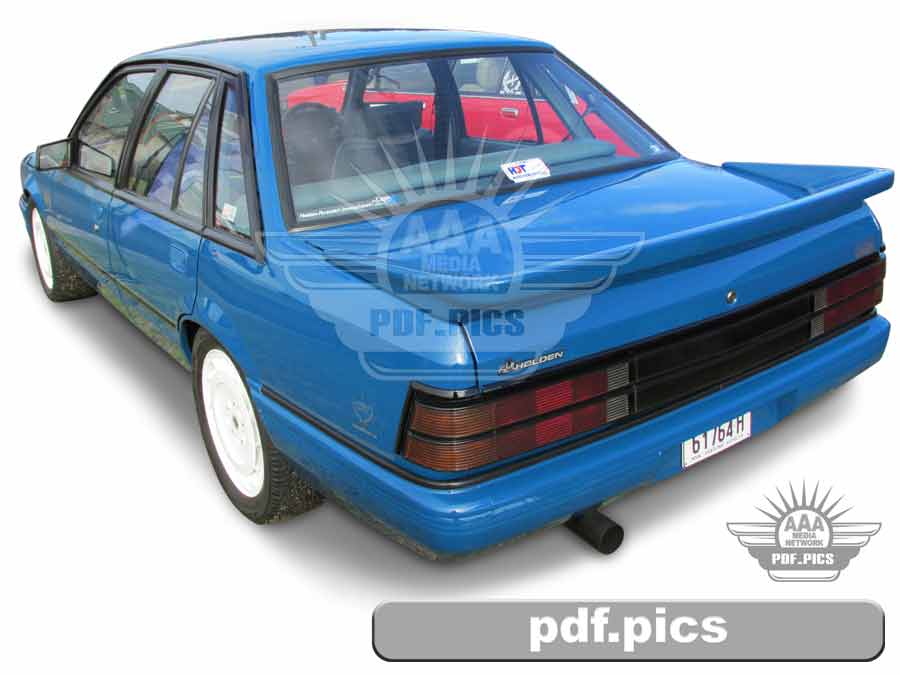 VK Commodore Sedan Rear Passenger Side View
