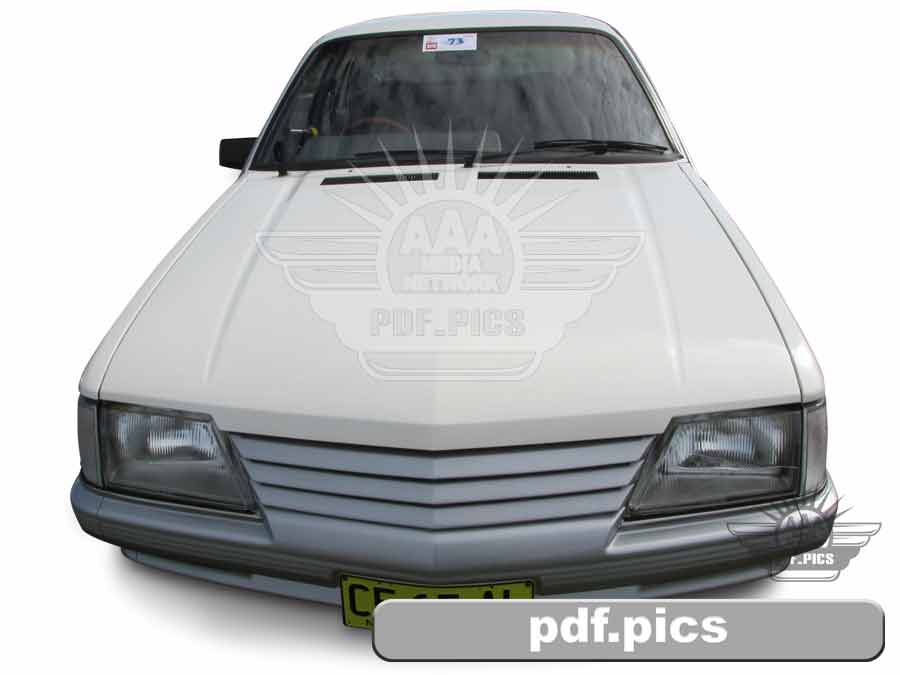 VK Commodore Sedan Front View