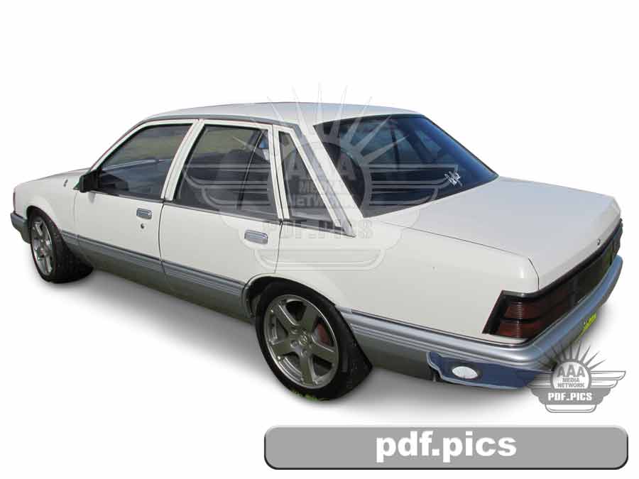 VK Commodore Sedan Rear Passenger Side View