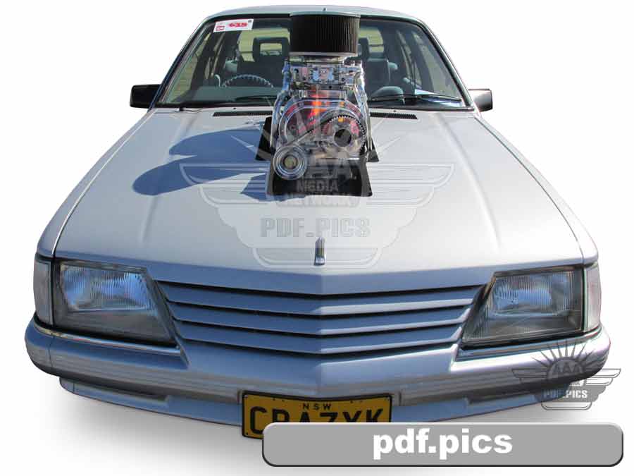 VK Commodore Sedan Front View