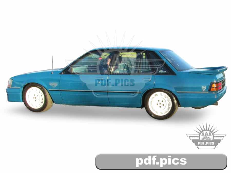 VK Commodore Sedan Rear Passenger Side View