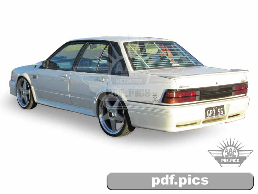 VK Commodore Sedan Rear Passenger Side View