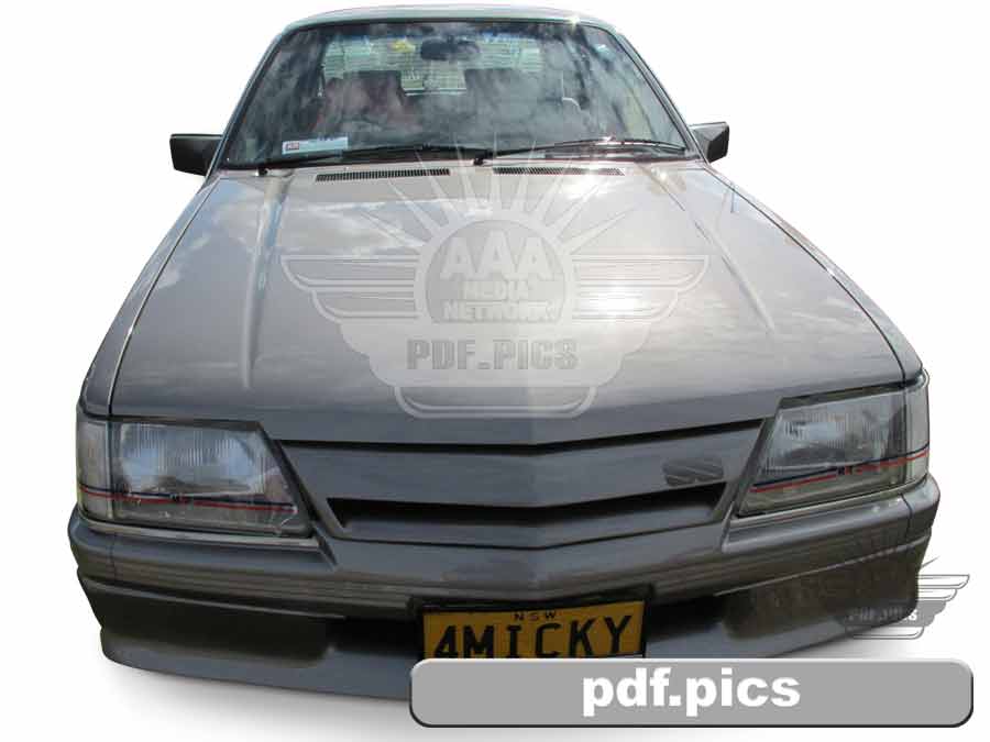 VK Commodore Sedan Front View