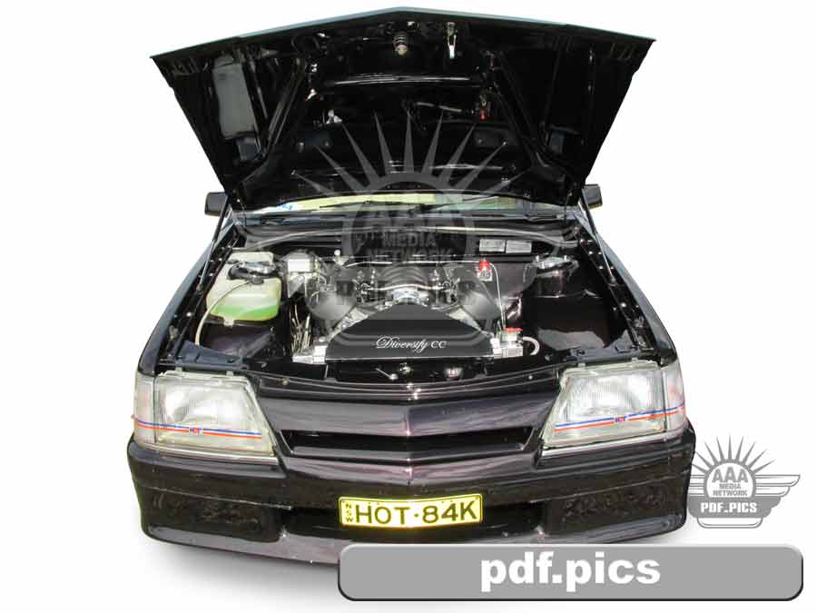 VK Commodore Sedan Front View