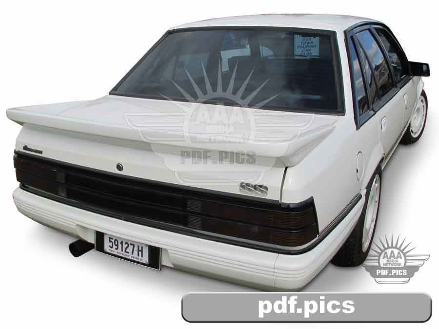 VK Commodore Sedan Rear Drivers Side View