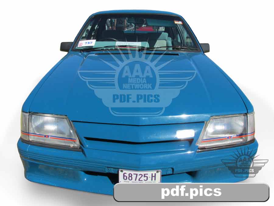VK Commodore Sedan Front View