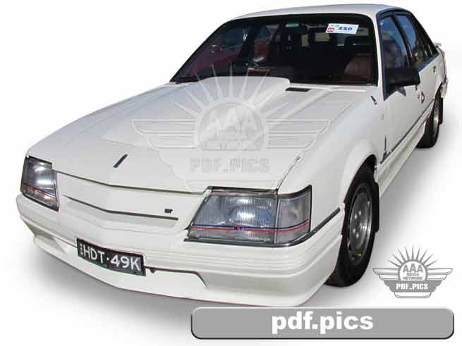 VK Commodore Sedan Front Passenger Side View