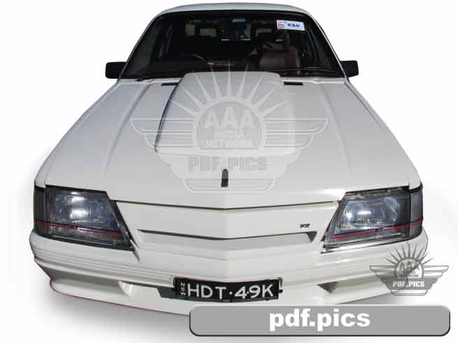 VK Commodore Sedan Front View