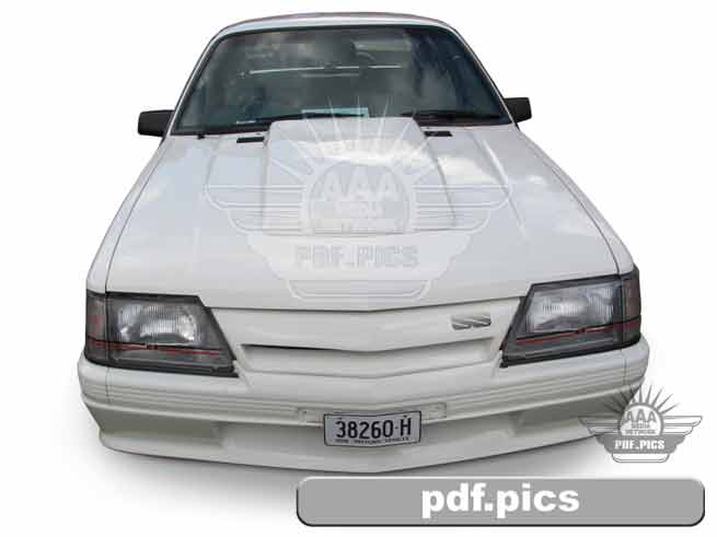 VK Commodore Sedan Front View