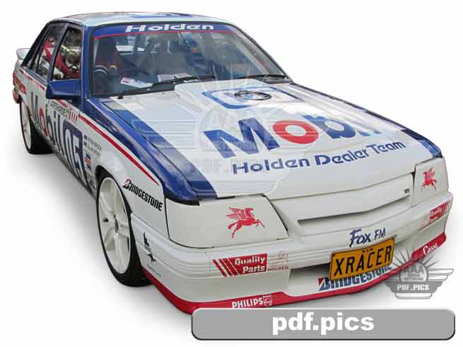VK Commodore Sedan Front Drivers Side View
