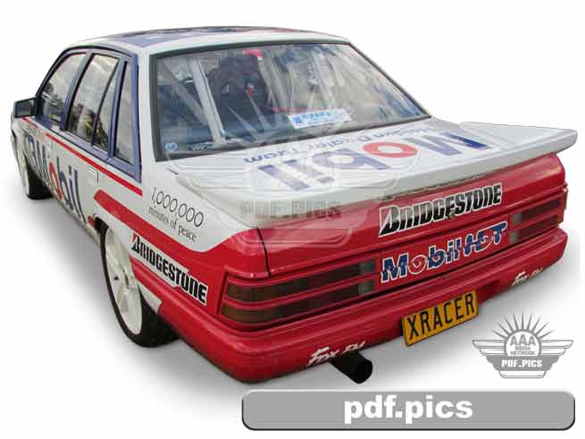 VK Commodore Sedan Rear Passenger Side View